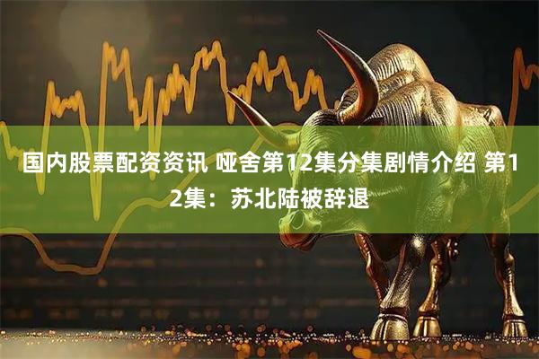 国内股票配资资讯 哑舍第12集分集剧情介绍 第12集：苏北陆被辞退